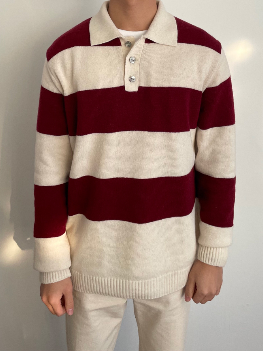 럭비 스웨터 (3color)