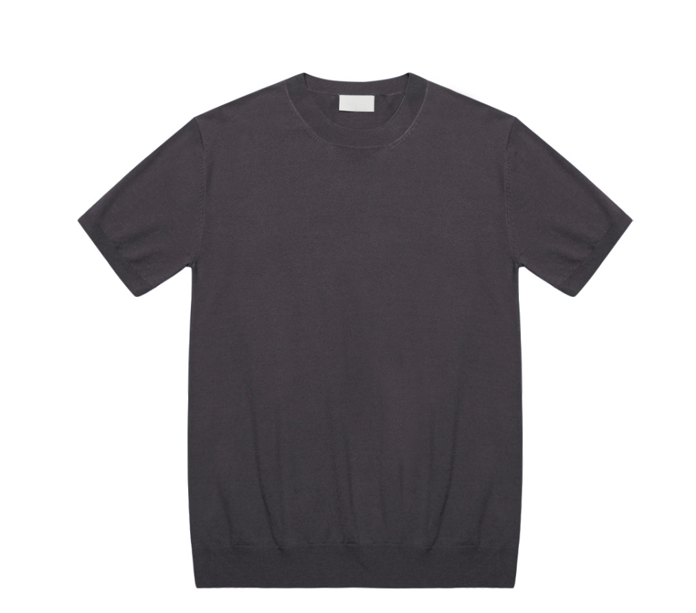 반팔 티셔츠 라벤더 색상 이미지-S1L36
