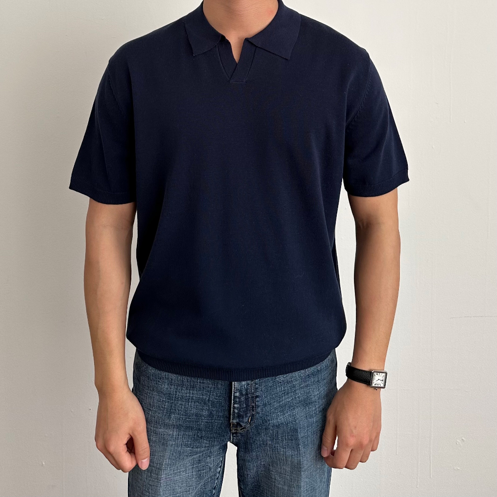 반팔 티셔츠 모델 착용 이미지-S1L65