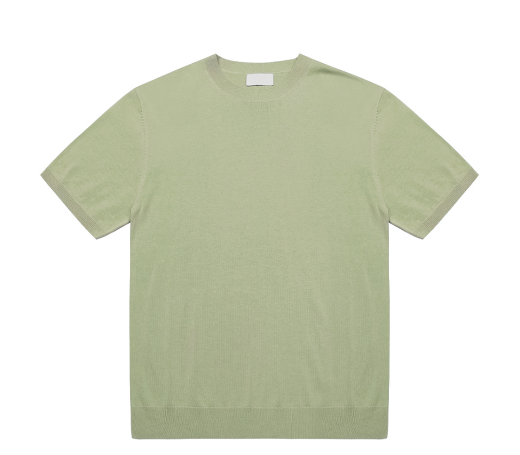 반팔 티셔츠 민트 색상 이미지-S1L35