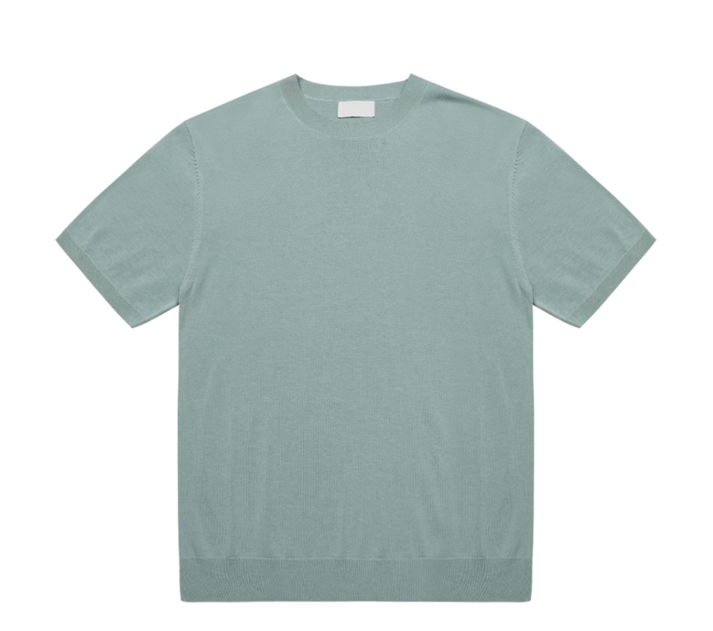 반팔 티셔츠 민트 색상 이미지-S1L34
