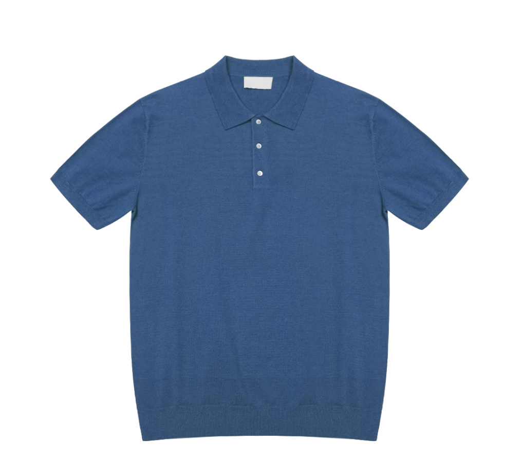 반팔 티셔츠 네이비블루 색상 이미지-S13L11