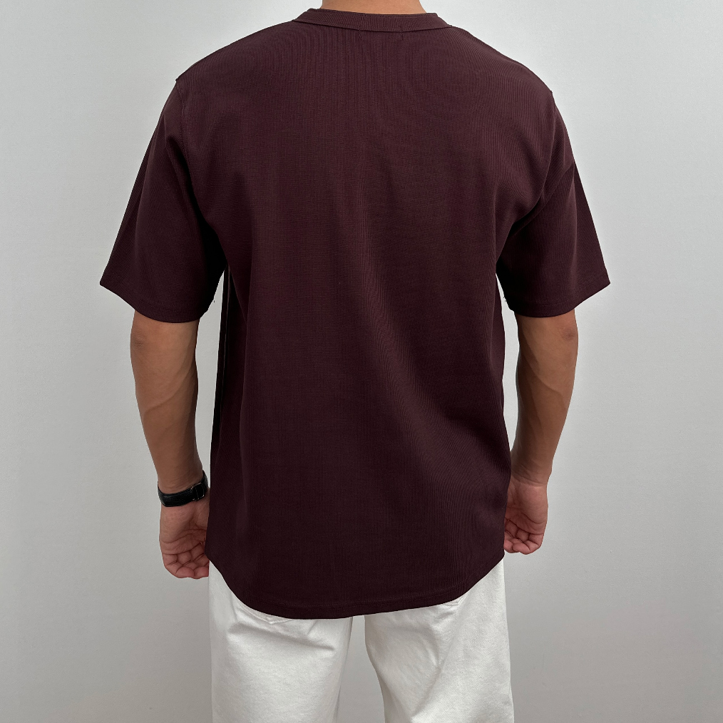 반팔 티셔츠 모델 착용 이미지-S1L22
