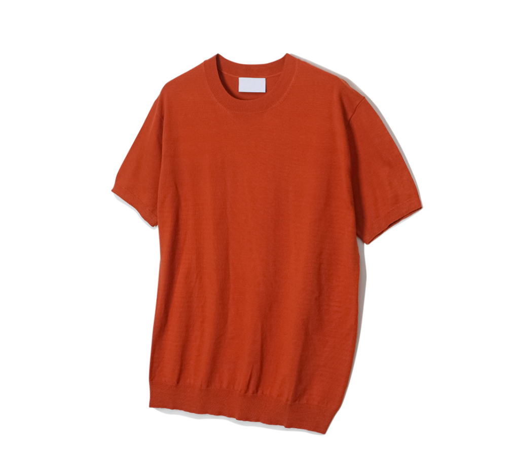 반팔 티셔츠 오렌지 색상 이미지-S13L2