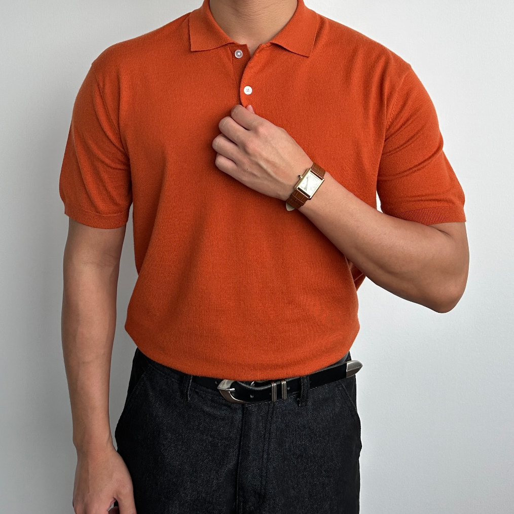 반팔 티셔츠 모델 착용 이미지-S14L12