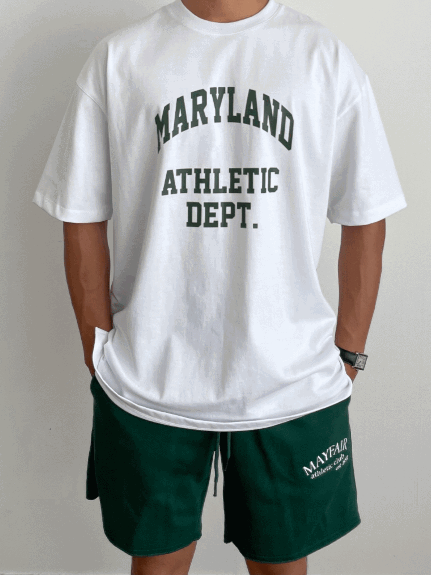 Maryland 하프 티셔츠 (3color)