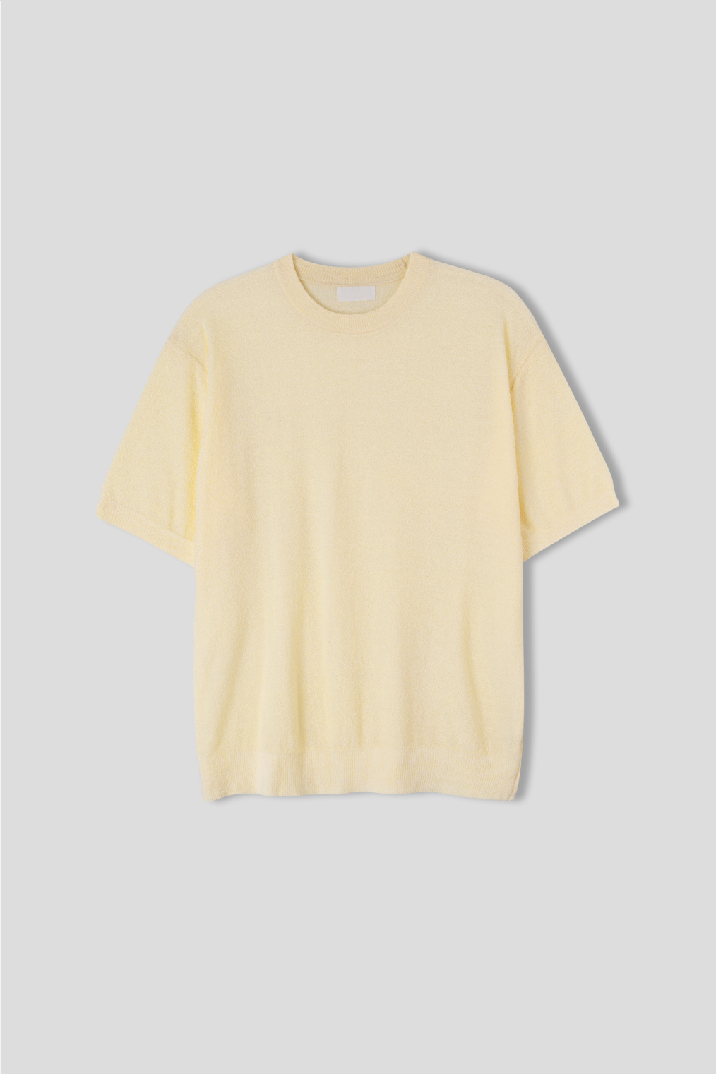 반팔 티셔츠 크림 색상 이미지-S1L36